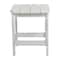 Flash Furniture Charlestown All-Weather Poly Resin Wood Adirondack Side Table in White JJ-T14001-WH-GG - alternate 4